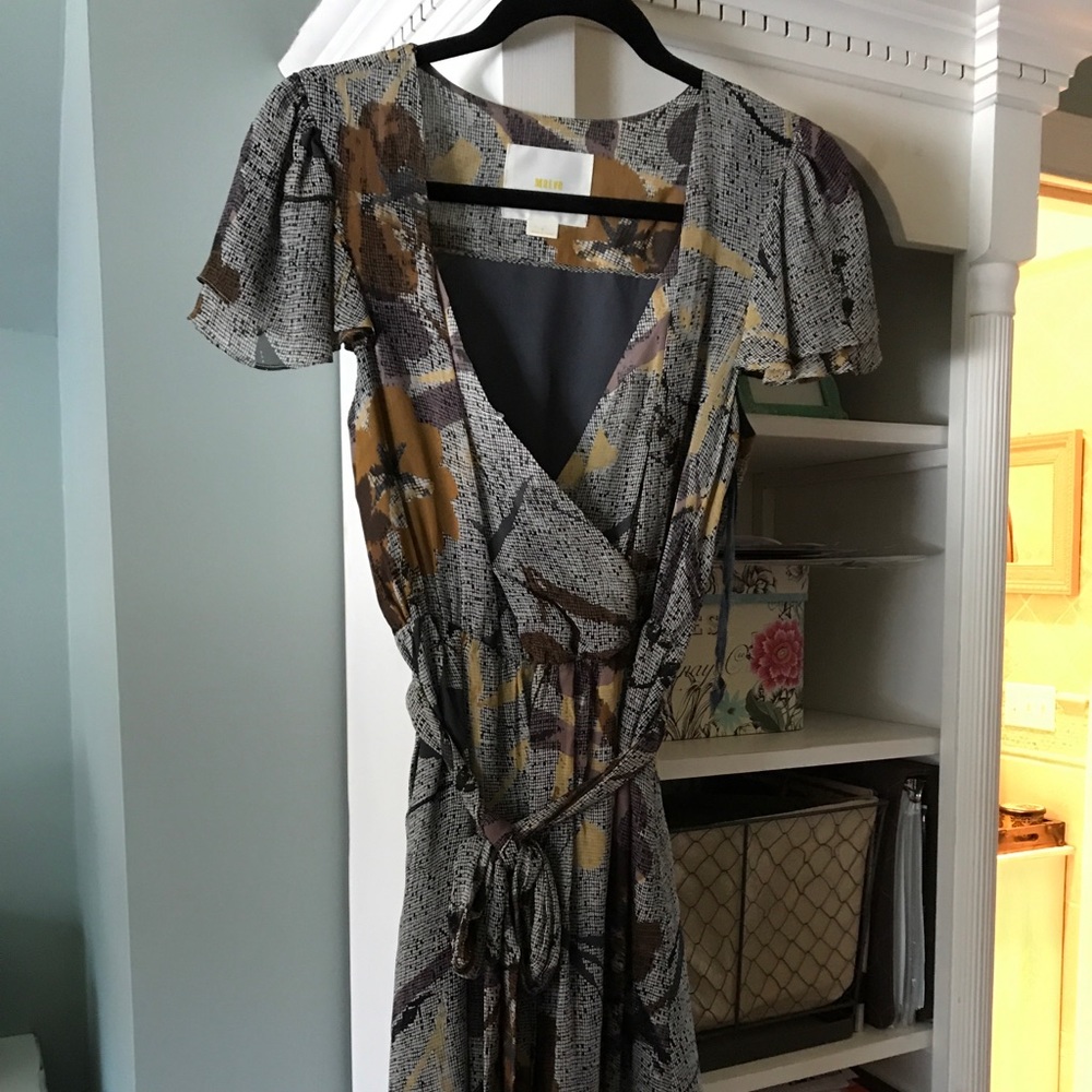 Wrap dress from Anthropolgie